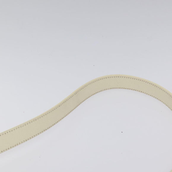 BURBERRY Nova Check Shoulder Bag Canvas Beige Silver Auth 131704