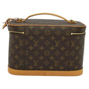 LOUIS VUITTON Monogram Nice Hand Bag 2way M47280 LV Auth 131714-3