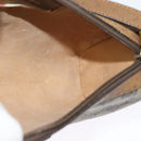 GUCCI GG Supreme Web Sherry Line Bag PVC Beige Gold 89 02 018 Auth 131720-18