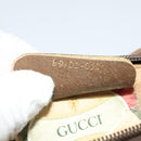 GUCCI GG Supreme Web Sherry Line Bag PVC Beige Gold 89 02 018 Auth 131720-12