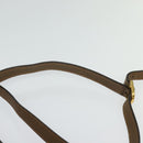 GUCCI GG Supreme Web Sherry Line Bag PVC Beige Gold 89 02 018 Auth 131720-8