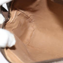 GUCCI GG Supreme Web Sherry Line Bag PVC Beige Gold 001 44 6655 Auth 131721-20