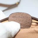 GUCCI GG Supreme Web Sherry Line Bag PVC Beige Gold 001 44 6655 Auth 131721-12