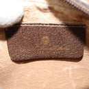 GUCCI GG Supreme Web Sherry Line Bag PVC Beige Gold 156 02 066 Auth 131723-10