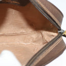 GUCCI GG Supreme Web Sherry Line Bag PVC Beige Gold 156 02 066 Auth 131723-18