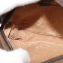 GUCCI GG Supreme Web Sherry Line Bag PVC Beige Gold 156 02 066 Auth 131723-19