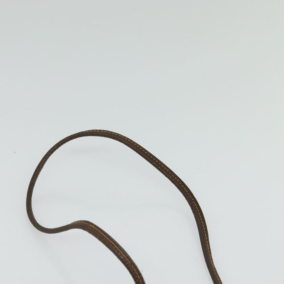 GUCCI GG Supreme Web Sherry Line Bag PVC Beige Gold 156 02 066 Auth 131723