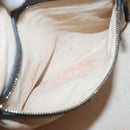 GUCCI GG Canvas Sherry Line Hand Bag PVC Navy Gold 247205 Auth 131724-11