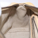 GUCCI Hand Bag Leather Beige 124245 Auth 131725-20