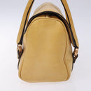 GUCCI Hand Bag Leather Beige 124245 Auth 131725-4