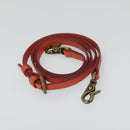 BURBERRY Blue Label Hand Bag Leather 2way Orange Auth 131728-22