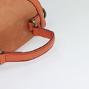 BURBERRY Blue Label Hand Bag Leather 2way Orange Auth 131728-7