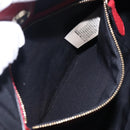 BURBERRY Nova Check Tote Bag Nylon Beige Gold Auth 131730-12