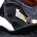 BOTTEGA VENETA Hand Bag Leather Brown Gold Auth 131734-20