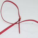 PRADA Shoulder Bag Nylon Pink Gold Auth 131736-8