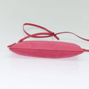 PRADA Shoulder Bag Nylon Pink Gold Auth 131736-5
