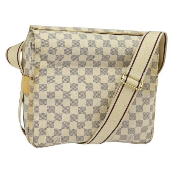 LOUIS VUITTON Damier Azur Naviglio Shoulder Bag N51189 LV Auth 131738