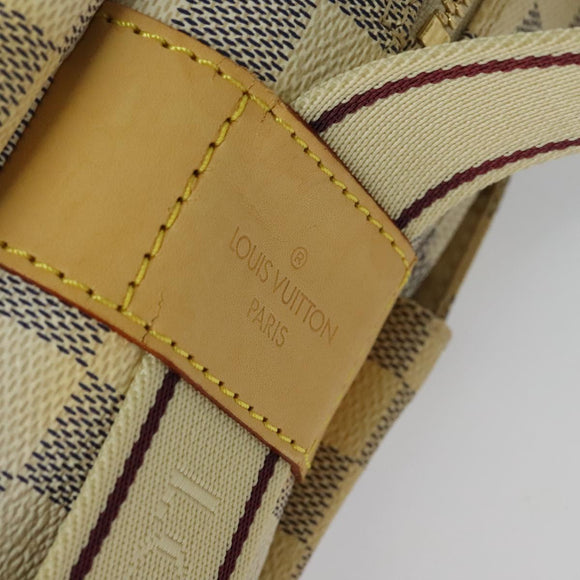 LOUIS VUITTON Damier Azur Naviglio Shoulder Bag N51189 LV Auth 131738