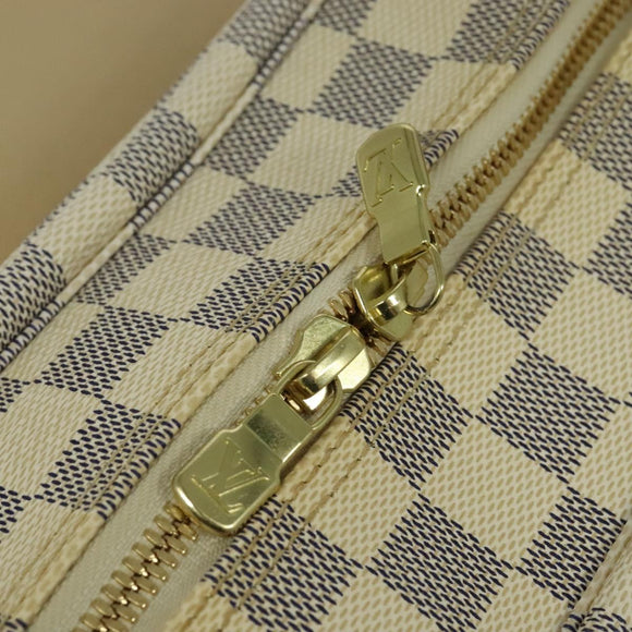 LOUIS VUITTON Damier Azur Naviglio Shoulder Bag N51189 LV Auth 131738