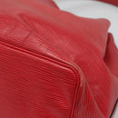 LOUIS VUITTON Epi Petit Noe Shoulder Bag Red M44107 LV Auth 131744-15