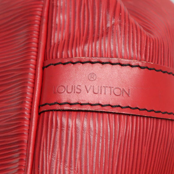 LOUIS VUITTON Epi Petit Noe Shoulder Bag Red M44107 LV Auth 131744