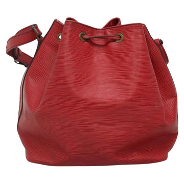 LOUIS VUITTON Epi Petit Noe Shoulder Bag Red M44107 LV Auth 131744 - 0