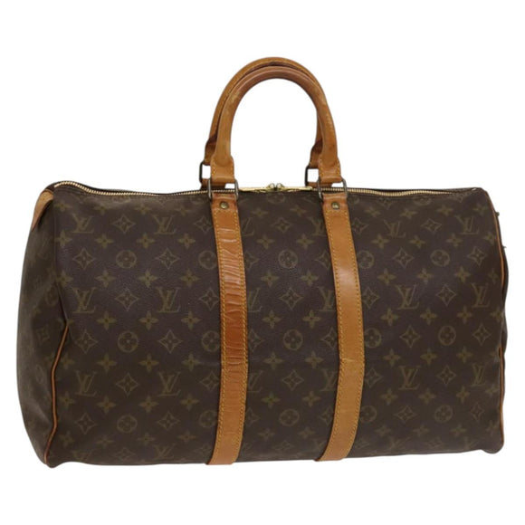LOUIS VUITTON Monogram Keepall 45 Boston Bag M41428 LV Auth 131758