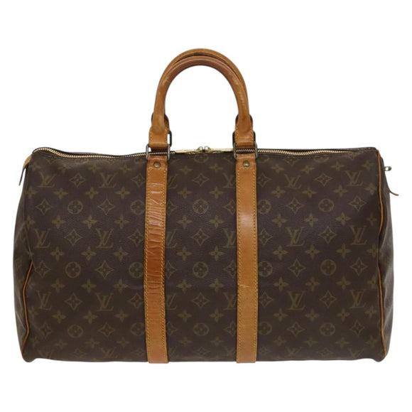 LOUIS VUITTON Monogram Keepall 45 Boston Bag M41428 LV Auth 131758
