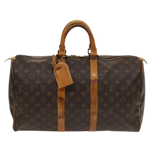 LOUIS VUITTON Monogram Keepall 45 Boston Bag M41428 LV Auth 131759