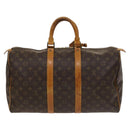 LOUIS VUITTON Monogram Keepall 45 Boston Bag M41428 LV Auth 131759-2