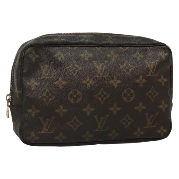 LOUIS VUITTON Monogram Trousse Toilette 23 Clutch Bag M47524 LV Auth 131771