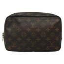 LOUIS VUITTON Monogram Trousse Toilette 23 Clutch Bag M47524 LV Auth 131771-13