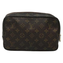 LOUIS VUITTON Monogram Trousse Toilette 23 Clutch Bag M47524 LV Auth 131771-2