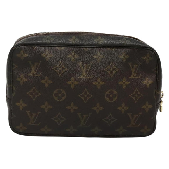 LOUIS VUITTON Monogram Trousse Toilette 23 Clutch Bag M47524 LV Auth 131771