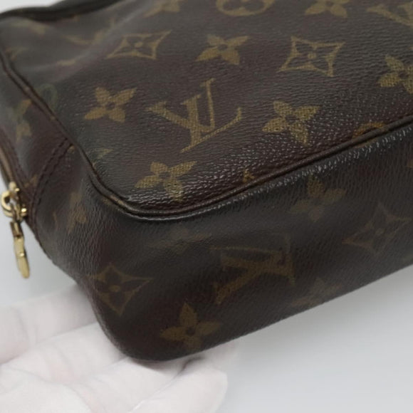 LOUIS VUITTON Monogram Trousse Toilette 23 Clutch Bag M47524 LV Auth 131771