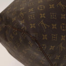 LOUIS VUITTON Monogram Keepall 55 Boston Bag M41424 LV Auth 131773-17