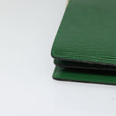 LOUIS VUITTON Epi Capuchin Shoulder Bag Green M52344 LV Auth 131777-14