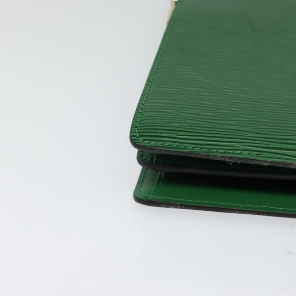 LOUIS VUITTON Epi Capuchin Shoulder Bag Green M52344 LV Auth 131777