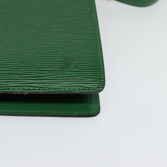 LOUIS VUITTON Epi Capuchin Shoulder Bag Green M52344 LV Auth 131777