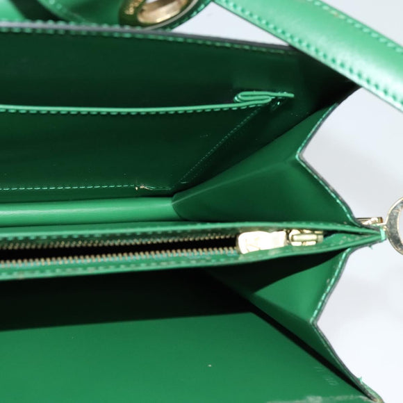 LOUIS VUITTON Epi Capuchin Shoulder Bag Green M52344 LV Auth 131777