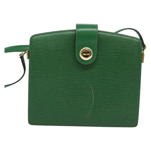 LOUIS VUITTON Epi Capuchin Shoulder Bag Green M52344 LV Auth 131777