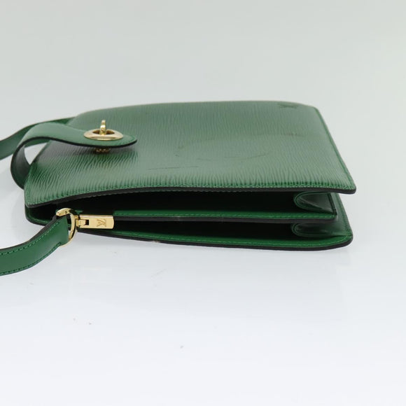 LOUIS VUITTON Epi Capuchin Shoulder Bag Green M52344 LV Auth 131777