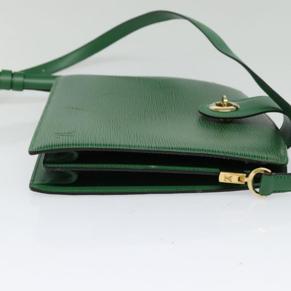 LOUIS VUITTON Epi Capuchin Shoulder Bag Green M52344 LV Auth 131777
