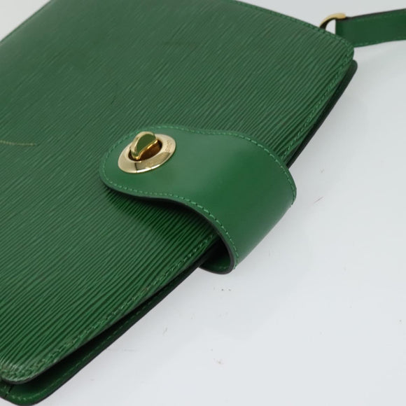 LOUIS VUITTON Epi Capuchin Shoulder Bag Green M52344 LV Auth 131777