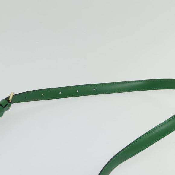 LOUIS VUITTON Epi Capuchin Shoulder Bag Green M52344 LV Auth 131777