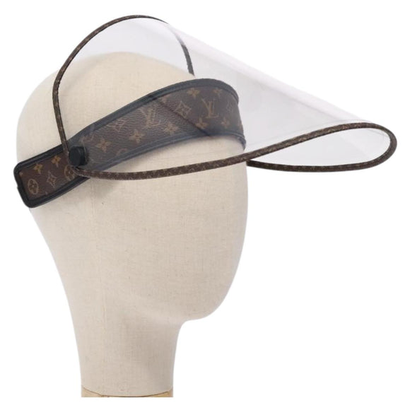 LOUIS VUITTON Monogram Viger LV Shield Sun Visor M76727 LV Auth 131781