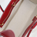 GUCCI Micro GG Supreme Doraemon Hand Bag PVC 2way Brown Gold 653952 Auth 131782A-19