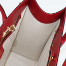 GUCCI Micro GG Supreme Doraemon Hand Bag PVC 2way Brown Gold 653952 Auth 131782A-21