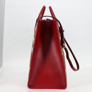 GUCCI Micro GG Supreme Doraemon Hand Bag PVC 2way Brown Gold 653952 Auth 131782A-3