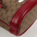 GUCCI Micro GG Supreme Doraemon Collaboration Bag PVC Beige 647801 Auth 131783M-9
